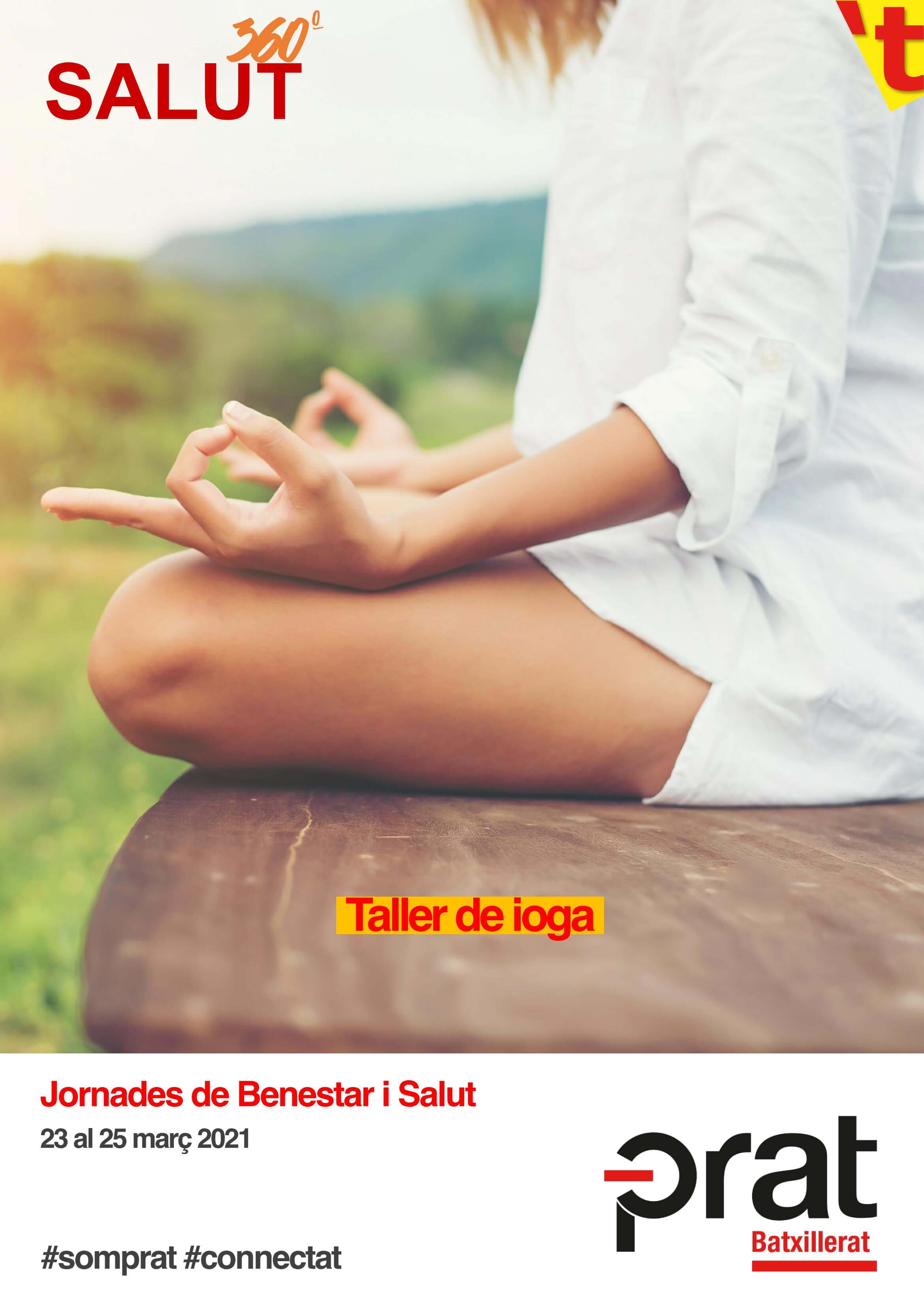 Jornades de Benestar i Salut: taller de ioga - Batxillerat a Prat Educació