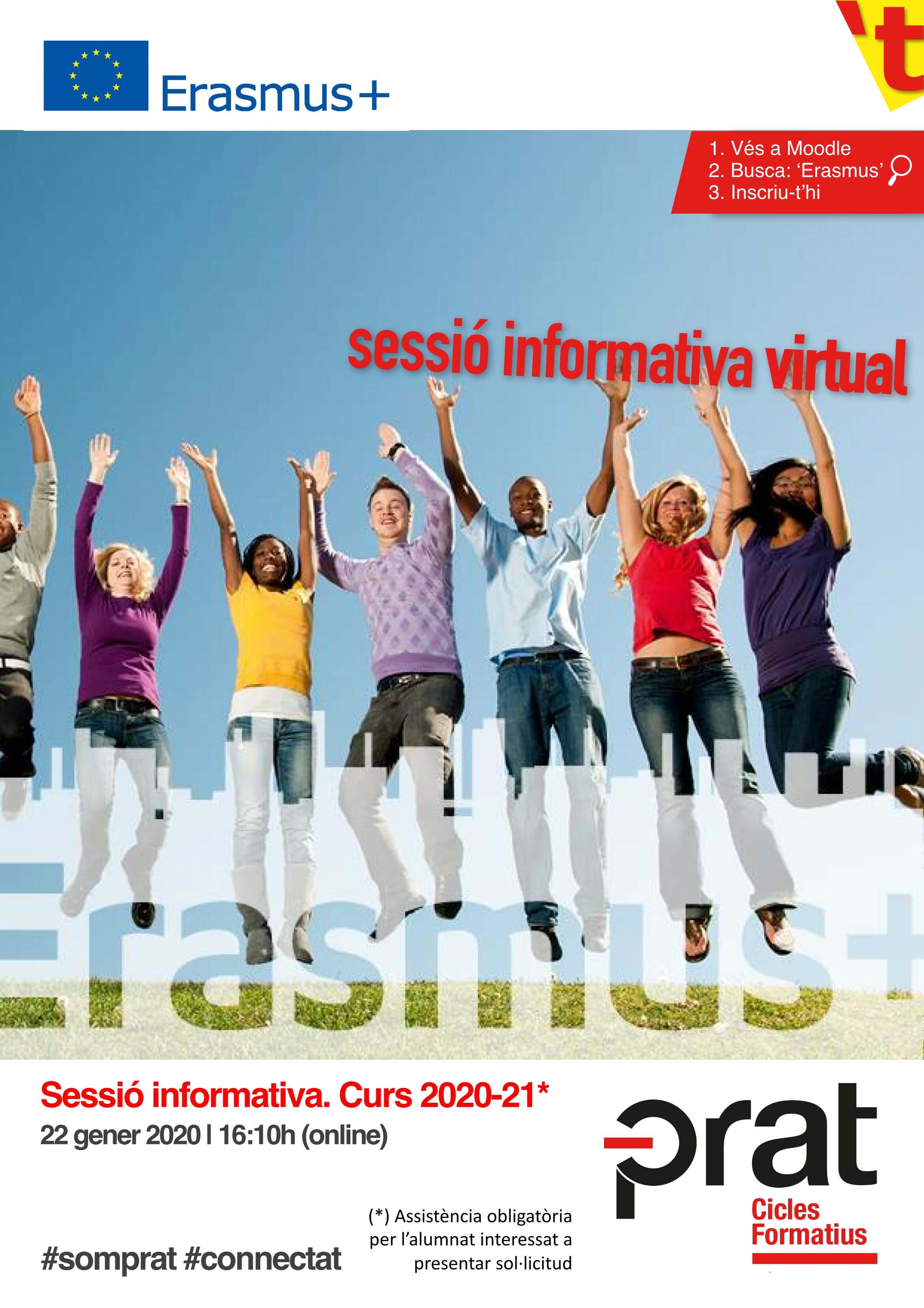 Sessió informativa d'Erasmus+, curs 20-21