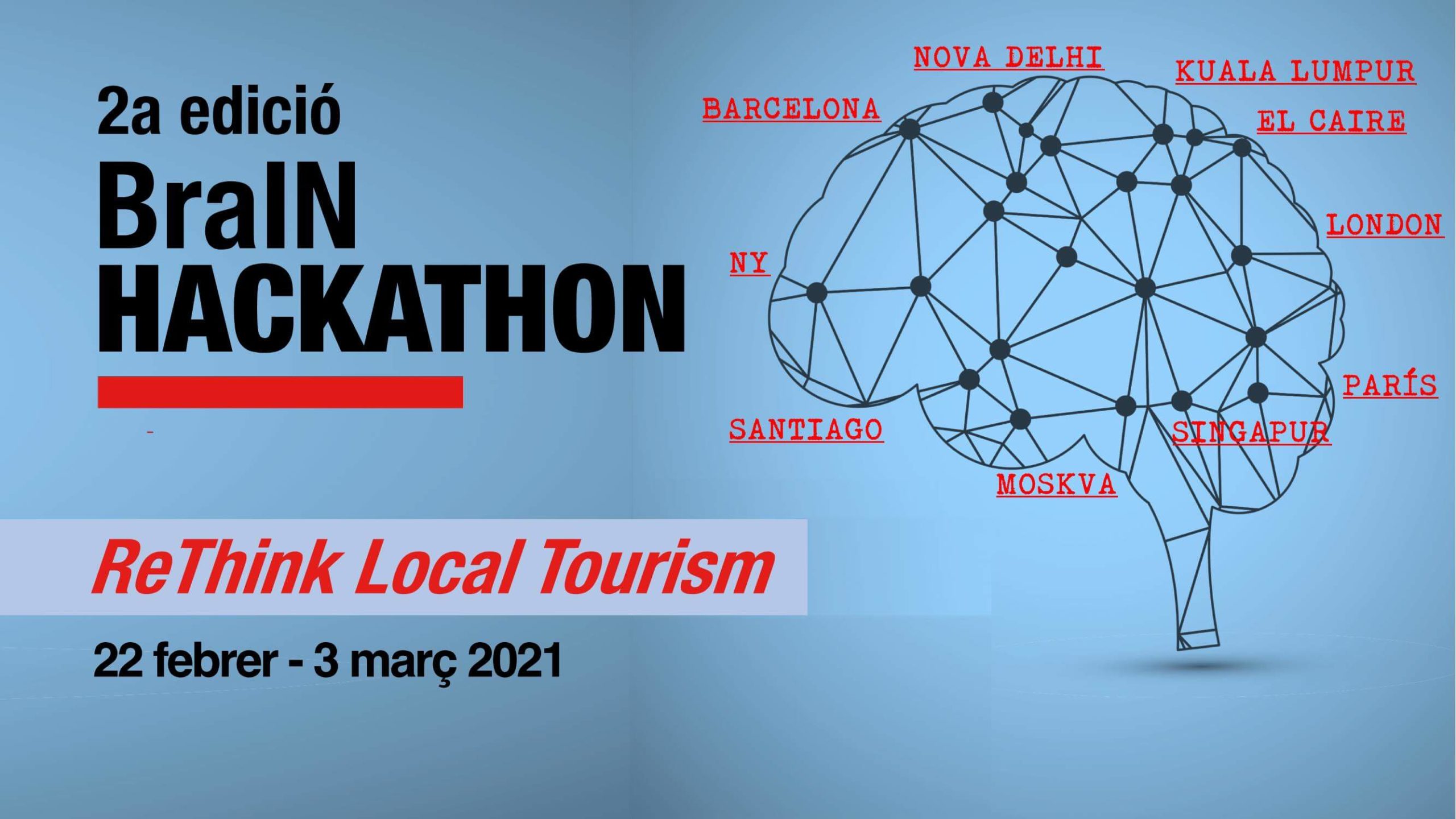 2a edició BraIN Hackathon ReThink Local Tourism